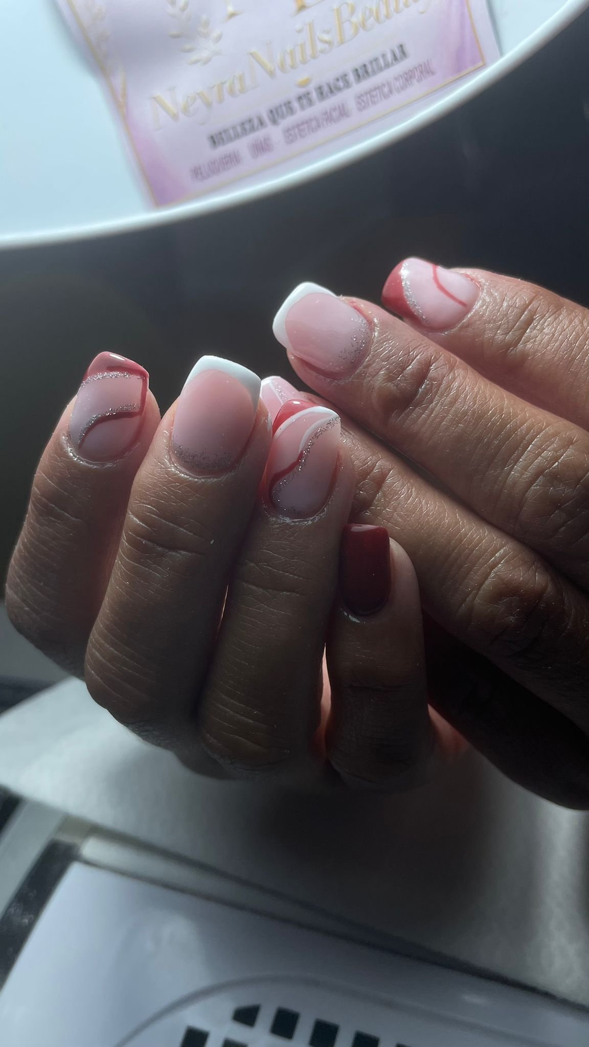 Gel rosa fucsia